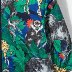 Børn Kenzo Kids Dunjakke Med Jungletryk -Stella shop 18410174 40336090 1000