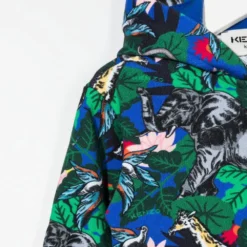 Børn Kenzo Kids Jakke Med Hætte Og Jungletryk -Stella shop 18410289 40377983 1000