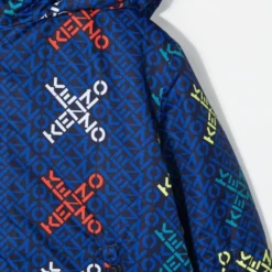 Børn Kenzo Kids Jakke Med Logotryk Og Lynlås -Stella shop 18410433 41407646 1000