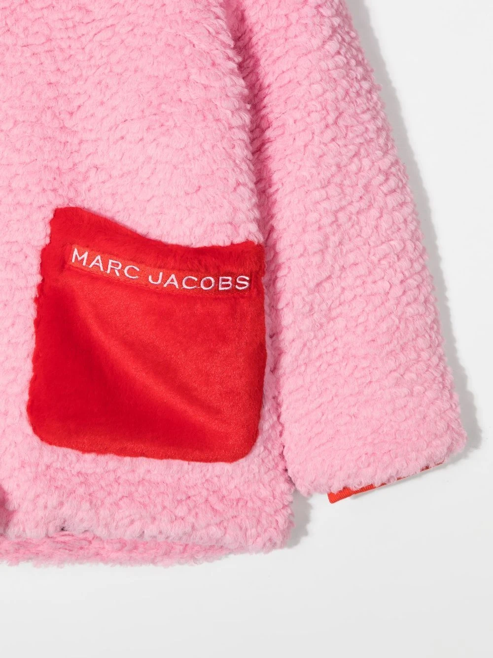 Børn Marc Jacobs Kids Tekstureret Frakke Med Colourblocking 3 Børn Marc Jacobs Kids Tekstureret Frakke Med Colourblocking - Image 3