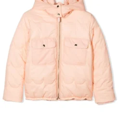 Børn Chloé Kids Dunfrakke Med Takket Kant