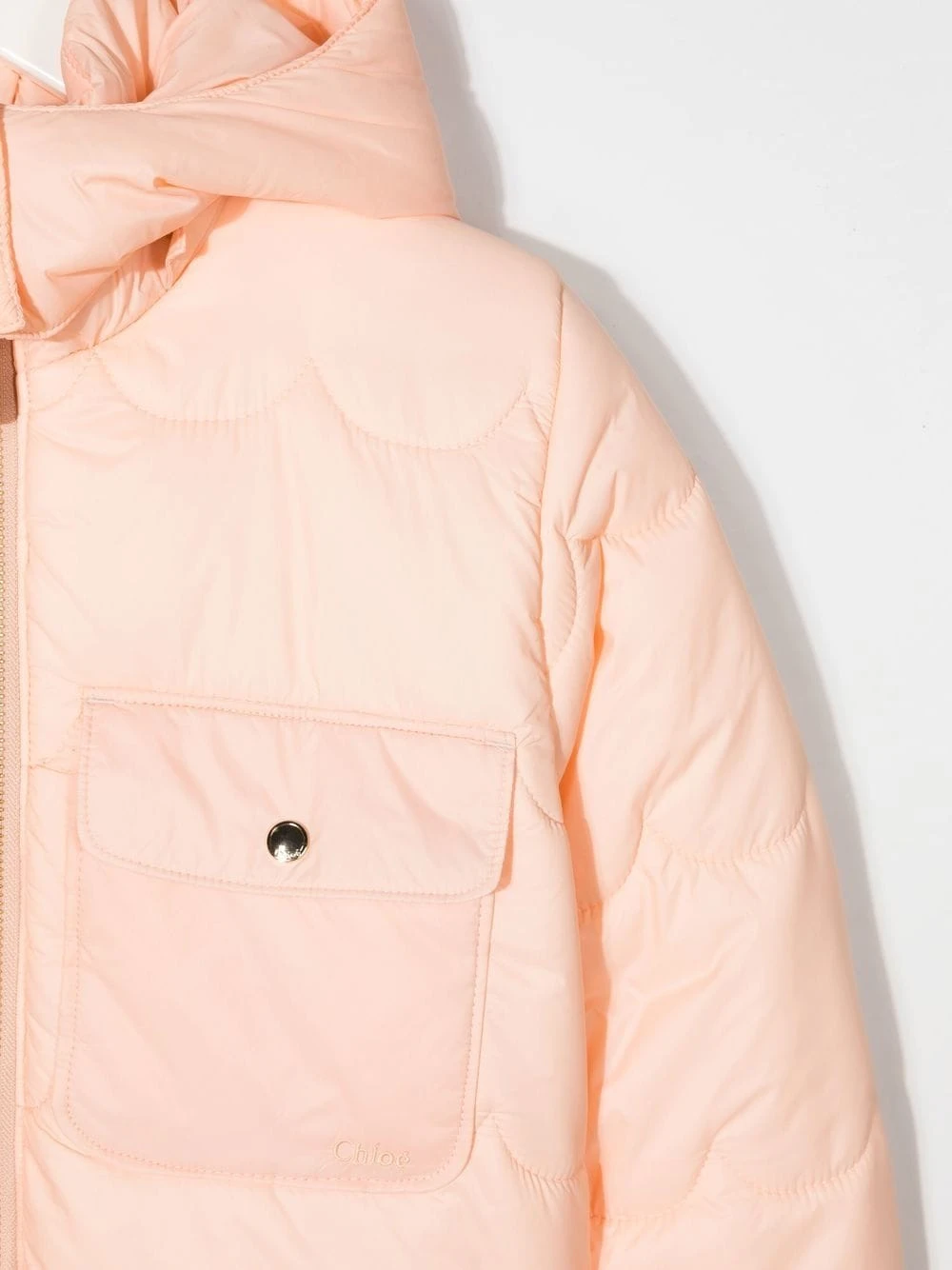 Børn Chloé Kids Dunfrakke Med Takket Kant 3 Børn Chloé Kids Dunfrakke Med Takket Kant - Image 3