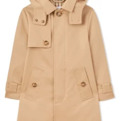 Børn Burberry Kids Frakke Med Aftagelig Hætte