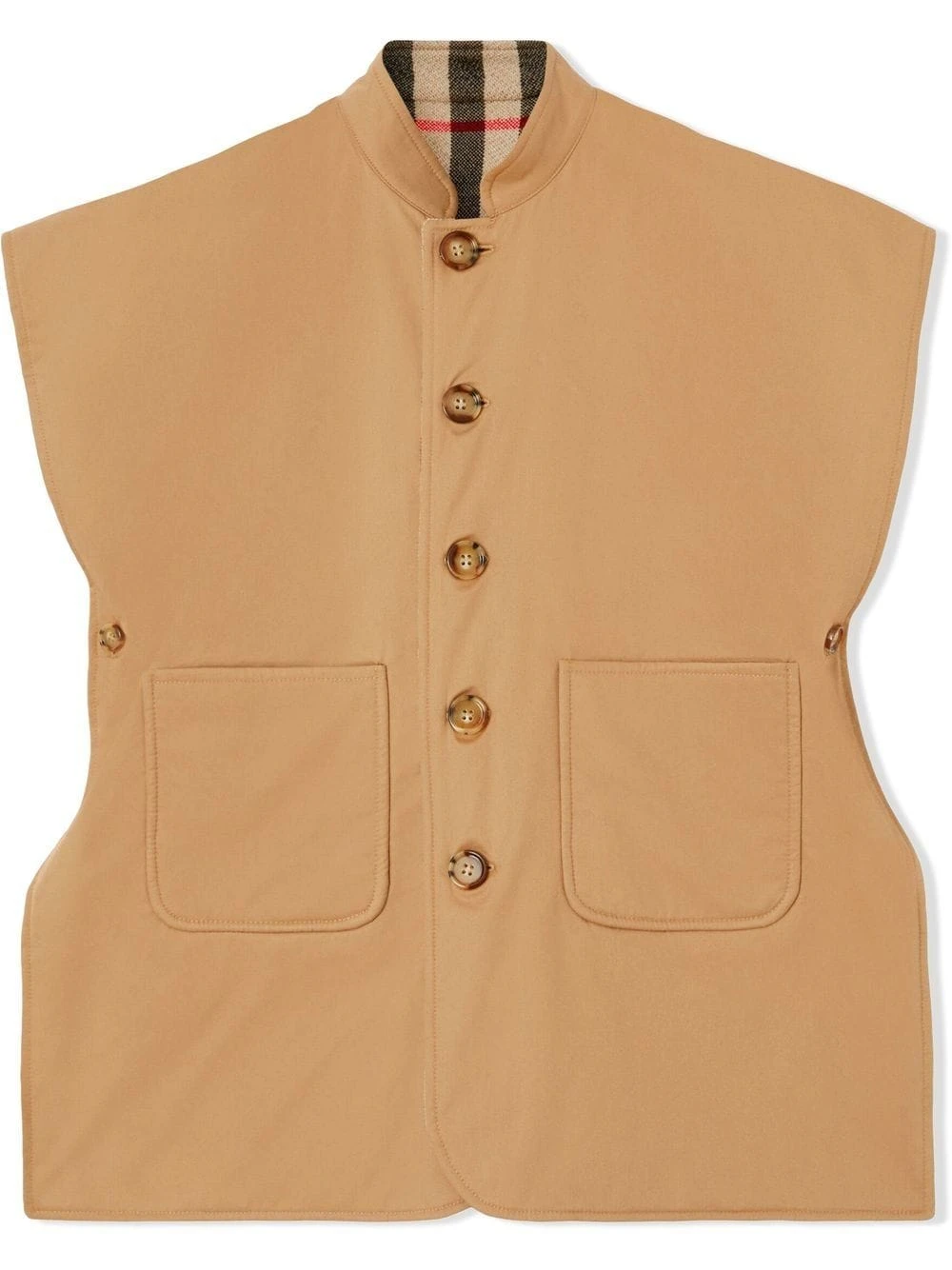 Børn Burberry Kids Vintage-ternet Vendbar Uldkappe 4 Børn Burberry Kids Vintage-ternet Vendbar Uldkappe - Image 4