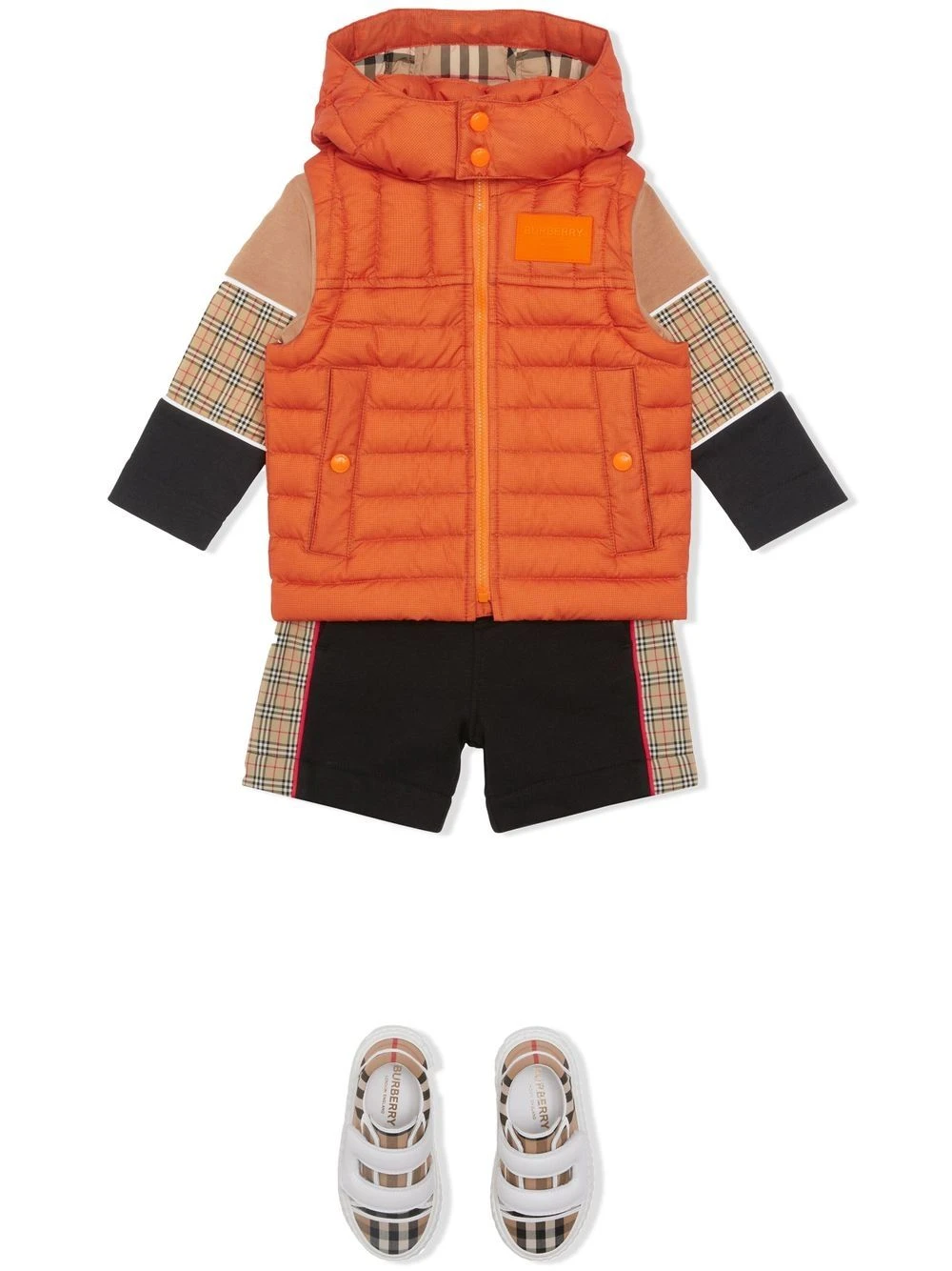 Børn Burberry Kids Polstret Horseferry-tørklæde 2 Børn Burberry Kids Polstret Horseferry-tørklæde - Image 2