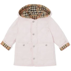Børn Burberry Kids Dynefrakke Med Hætte