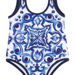 Stella shop 38 Børn Dolce & Gabbana Kids Badedragt Med Abstrakt Tryk