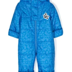 Børn Off-White Kids Flyverdragt Med Logotryk