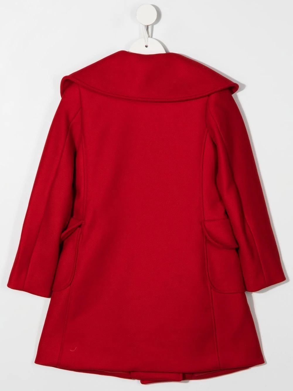 Børn Moschino Kids Frakke Med Broderet Logo Og Bred Revers 2 Børn Moschino Kids Frakke Med Broderet Logo Og Bred Revers - Image 2