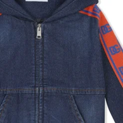 Børn Dolce & Gabbana Kids Langærmet Jakke Med Hætte -Stella shop 18547469 40278523 1000