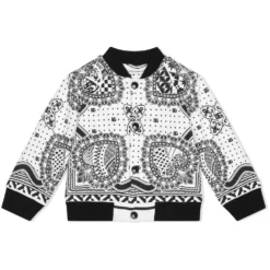 Børn Dolce & Gabbana Kids Bomberjakke Med Bandanatryk