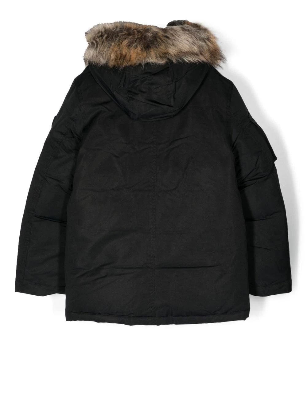 Børn Ralph Lauren Kids Military Parka Med Pelshætte 2 Børn Ralph Lauren Kids Military Parka Med Pelshætte - Image 2