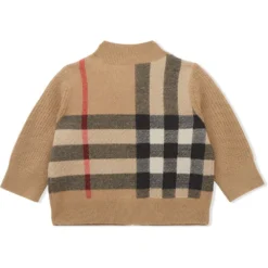 Børn Burberry Kids Ternet Jakke I Strik -Stella shop 18688309 40540502 1000