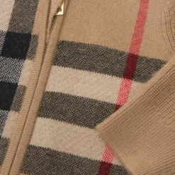 Børn Burberry Kids Ternet Jakke I Strik -Stella shop 18688309 40541643 1000