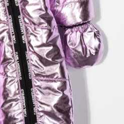 Børn Karl Lagerfeld Kids Metallisk Baby Winter Dunjakke-sæt 5 Børn Karl Lagerfeld Kids Metallisk Baby Winter Dunjakke-sæt -Stella shop 18723723 41273060 1000