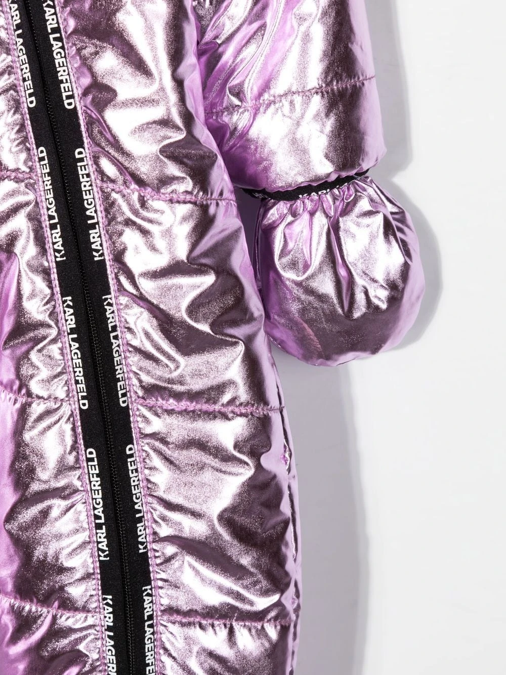 Børn Karl Lagerfeld Kids Metallisk Baby Winter Dunjakke-sæt 3 Børn Karl Lagerfeld Kids Metallisk Baby Winter Dunjakke-sæt - Image 3