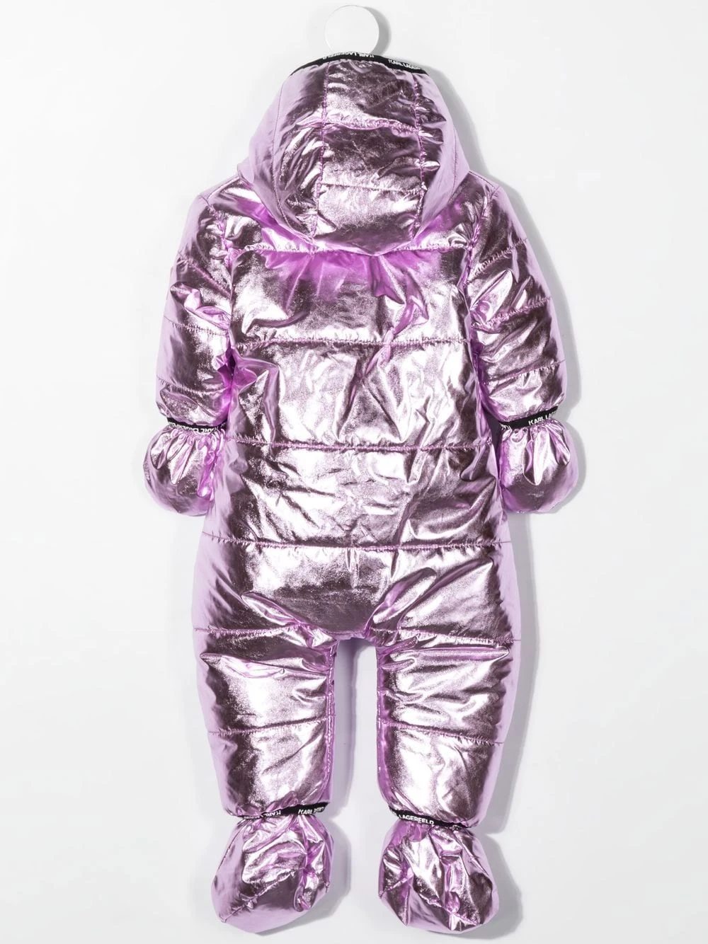 Børn Karl Lagerfeld Kids Metallisk Baby Winter Dunjakke-sæt 2 Børn Karl Lagerfeld Kids Metallisk Baby Winter Dunjakke-sæt - Image 2