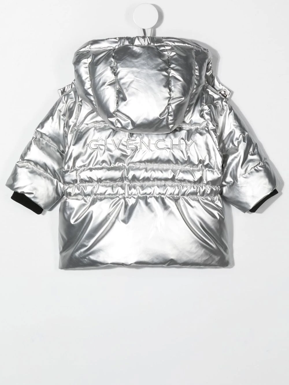 Børn Givenchy Kids Frakke Med Hætte Og Metallisk Effekt 2 Børn Givenchy Kids Frakke Med Hætte Og Metallisk Effekt - Image 2