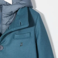Børn Herno Kids Frakke Med Hætte Og Skjult Lukning -Stella shop 18743992 40496889 1000