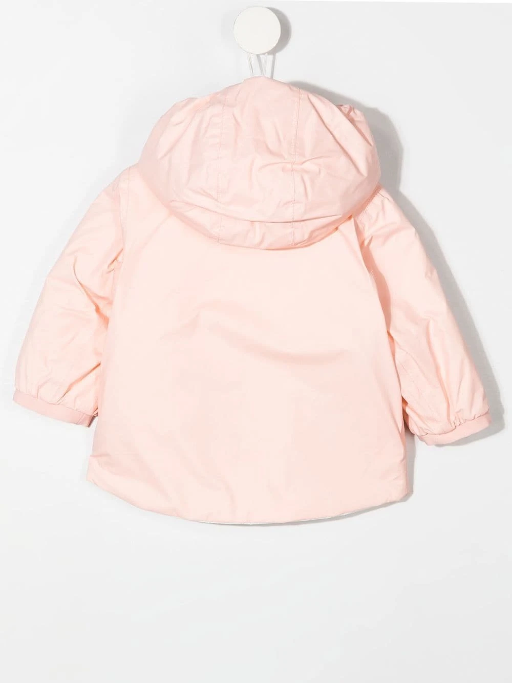 Børn K Way Kids Dunjakke Med Hætte Og Logotryk 2 Børn K Way Kids Dunjakke Med Hætte Og Logotryk - Image 2