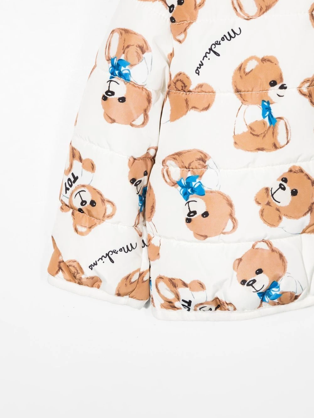 Børn Moschino Kids Jakke Med Hætte Og Bamsetryk 3 Børn Moschino Kids Jakke Med Hætte Og Bamsetryk - Image 3