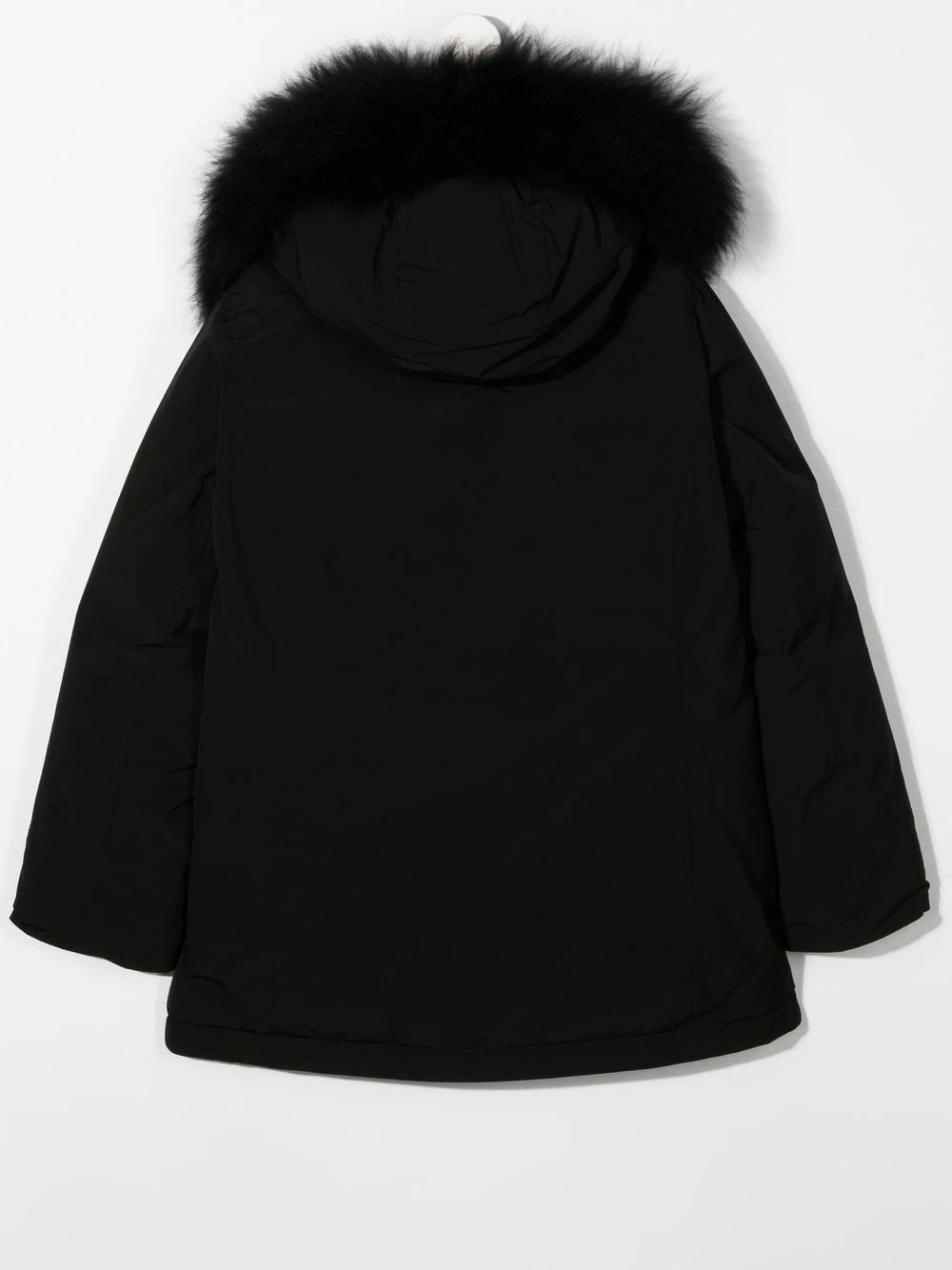Børn Woolrich Kids Frakke Med Hætte Med Imiteret Pels 2 Børn Woolrich Kids Frakke Med Hætte Med Imiteret Pels - Image 2