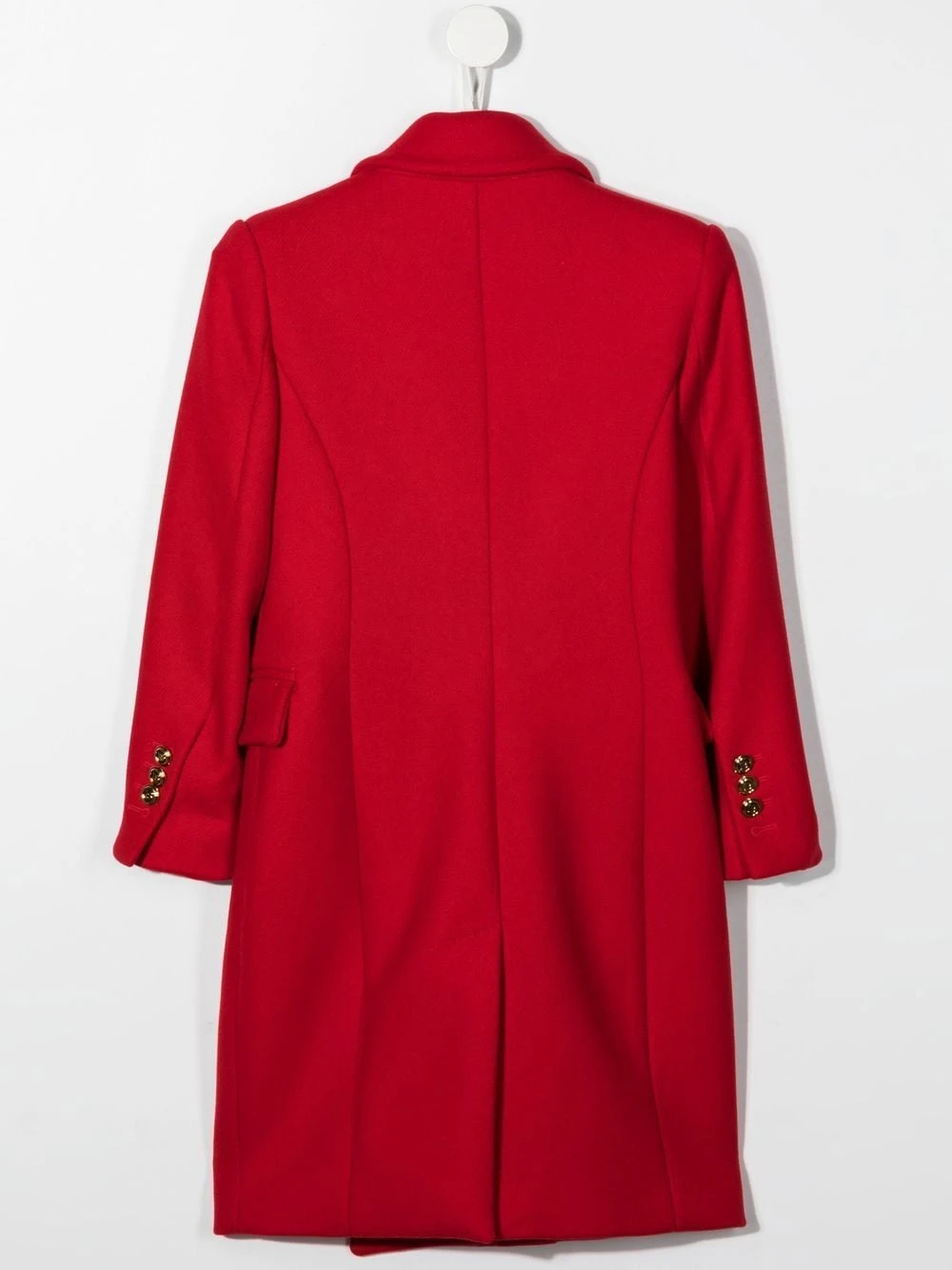 Børn Balmain Kids Dobbeltradet Frakke Med Paneler 2 Børn Balmain Kids Dobbeltradet Frakke Med Paneler - Image 2