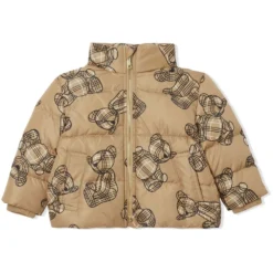 Børn Burberry Kids Dunjakke Med Thomas Bear-tryk