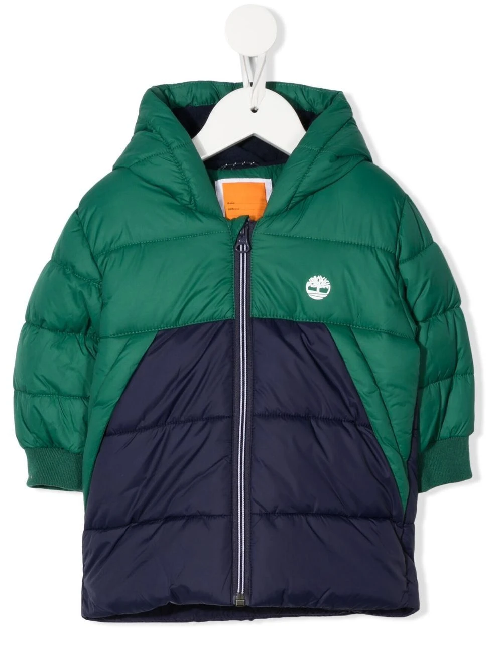 Børn Timberland Kids Dynejakke Med Colourblocking 1 Børn Timberland Kids Dynejakke Med Colourblocking