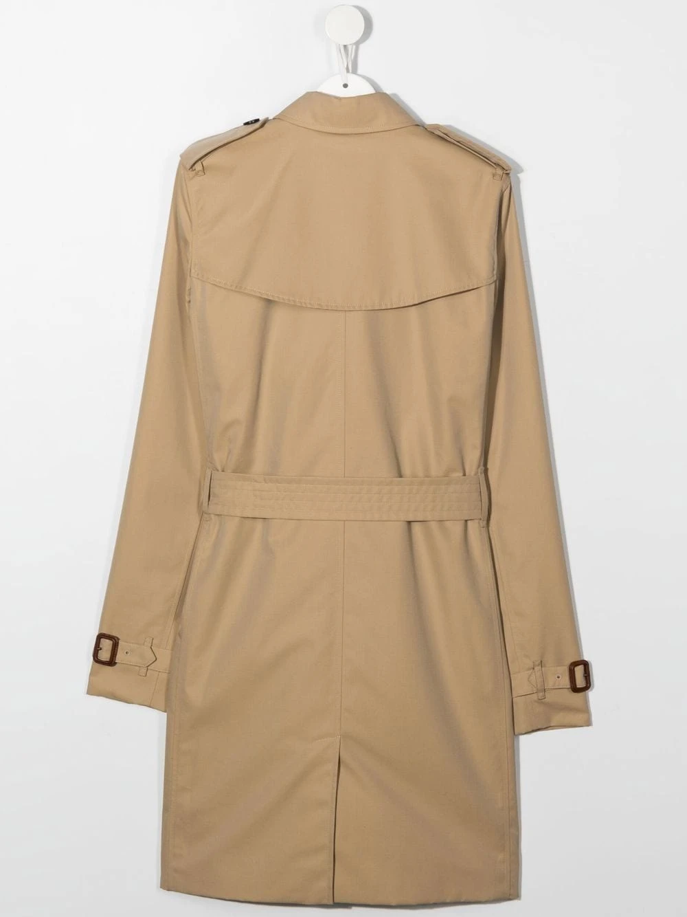 Børn Burberry Kids TEEN Dobbeltradet Trenchcoat 2 Børn Burberry Kids TEEN Dobbeltradet Trenchcoat - Image 2