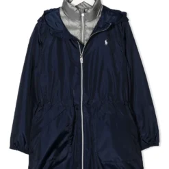 Børn Ralph Lauren Kids TEEN Jakke Med Broderet Logo Og Hætte