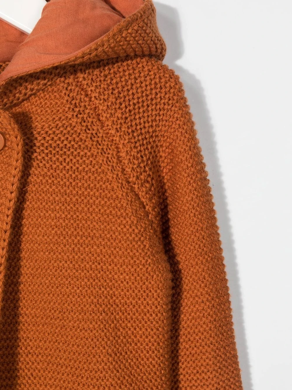 Børn Stella McCartney Kids Jakke I Kraftig Strik Med Hætte 3 Børn Stella McCartney Kids Jakke I Kraftig Strik Med Hætte - Image 3