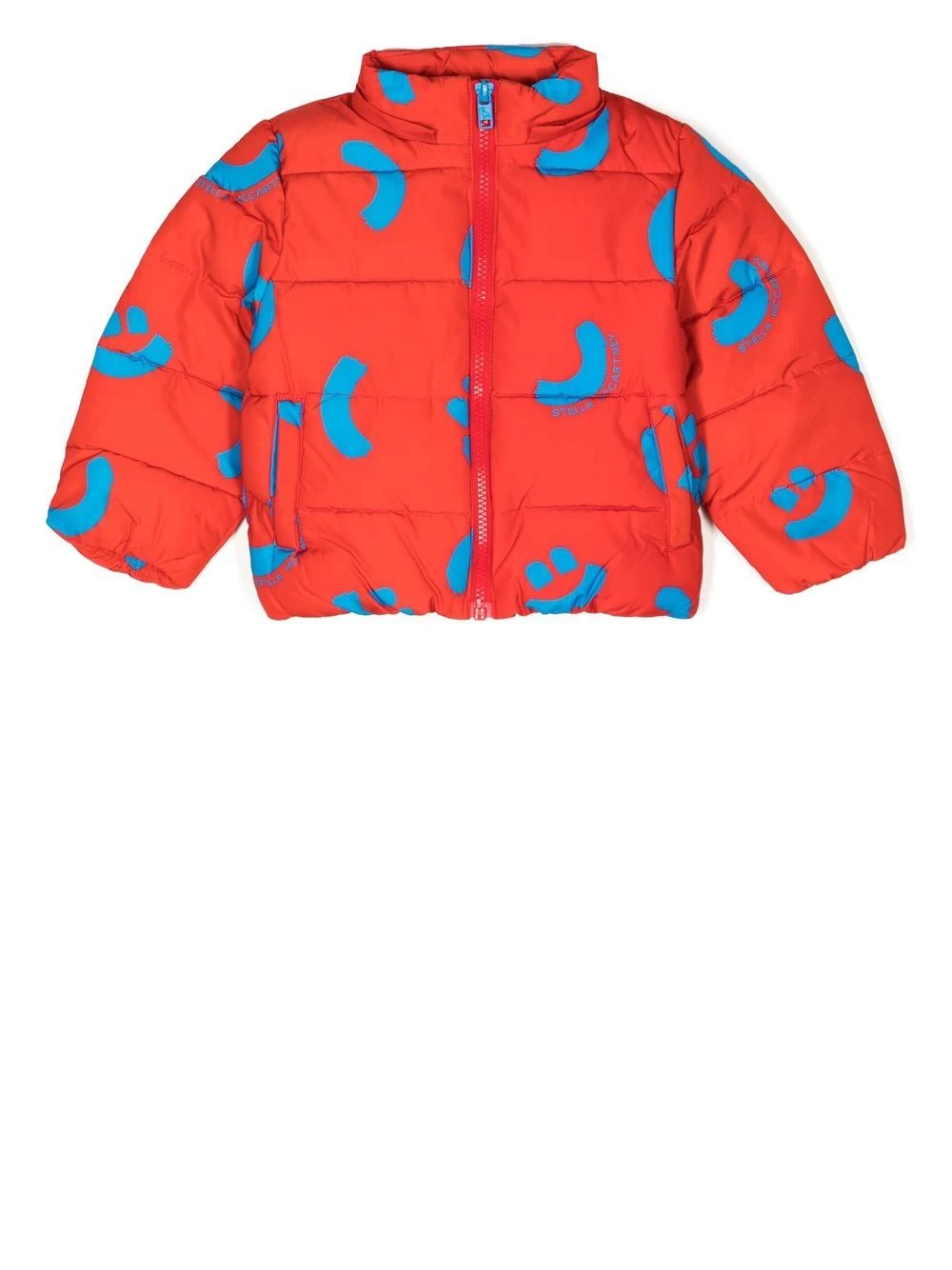 Børn Stella McCartney Kids Dynejakke Med Smiley-tryk 4 Børn Stella McCartney Kids Dynejakke Med Smiley-tryk - Image 4