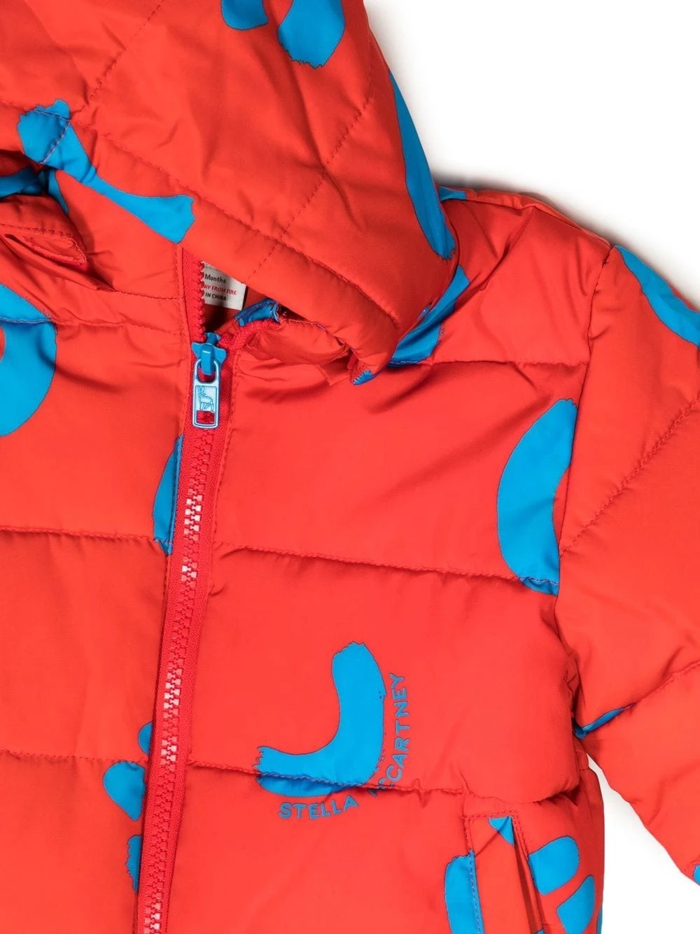 Børn Stella McCartney Kids Dynejakke Med Smiley-tryk 3 Børn Stella McCartney Kids Dynejakke Med Smiley-tryk - Image 3