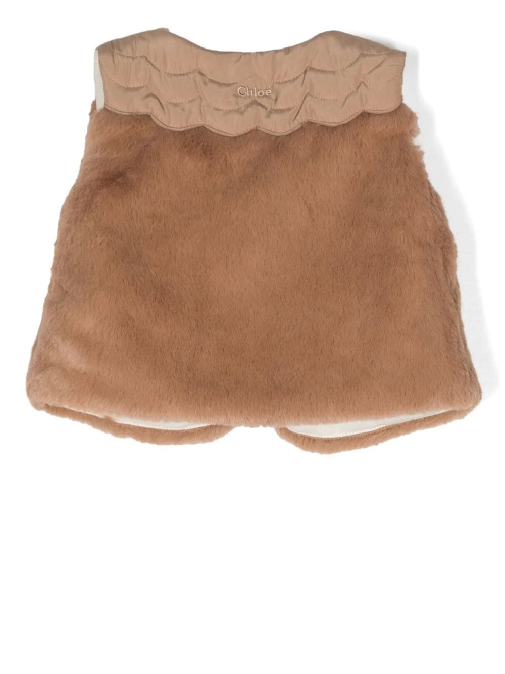 Børn Chloé Kids Vest Med Takket Krave 2 Børn Chloé Kids Vest Med Takket Krave - Image 2