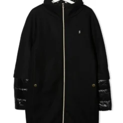 Børn Herno Kids TEEN Dunfrakke Med Hætte Og Flere Lag