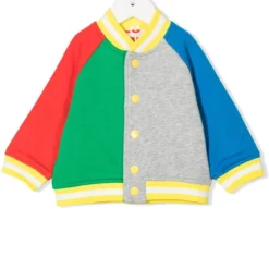 Børn Stella McCartney Kids Bomberjakke Med Colourblocking