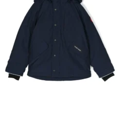 Børn Canada Goose Kids Logan Dynefrakke Med Hætte