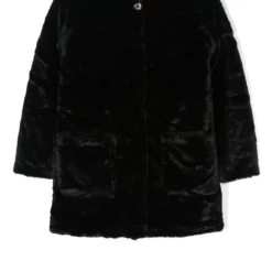 Børn Michael Kors Kids TEEN Enkeltradet Frakke I Imiteret Pels