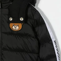Børn Moschino Kids Dunjakke Med Bamsemærke -Stella shop 19034155 41509723 1000