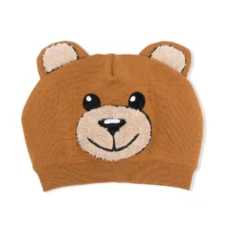 Børn Moschino Kids Hue Med Bamse Og Imiteret Lammeskindskant