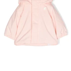 Børn K Way Kids Dynejakke Med Logomærke Og Hætte