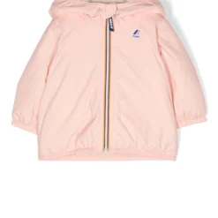 Børn K Way Kids Jakke Med Hætte Og Stribe-detalje