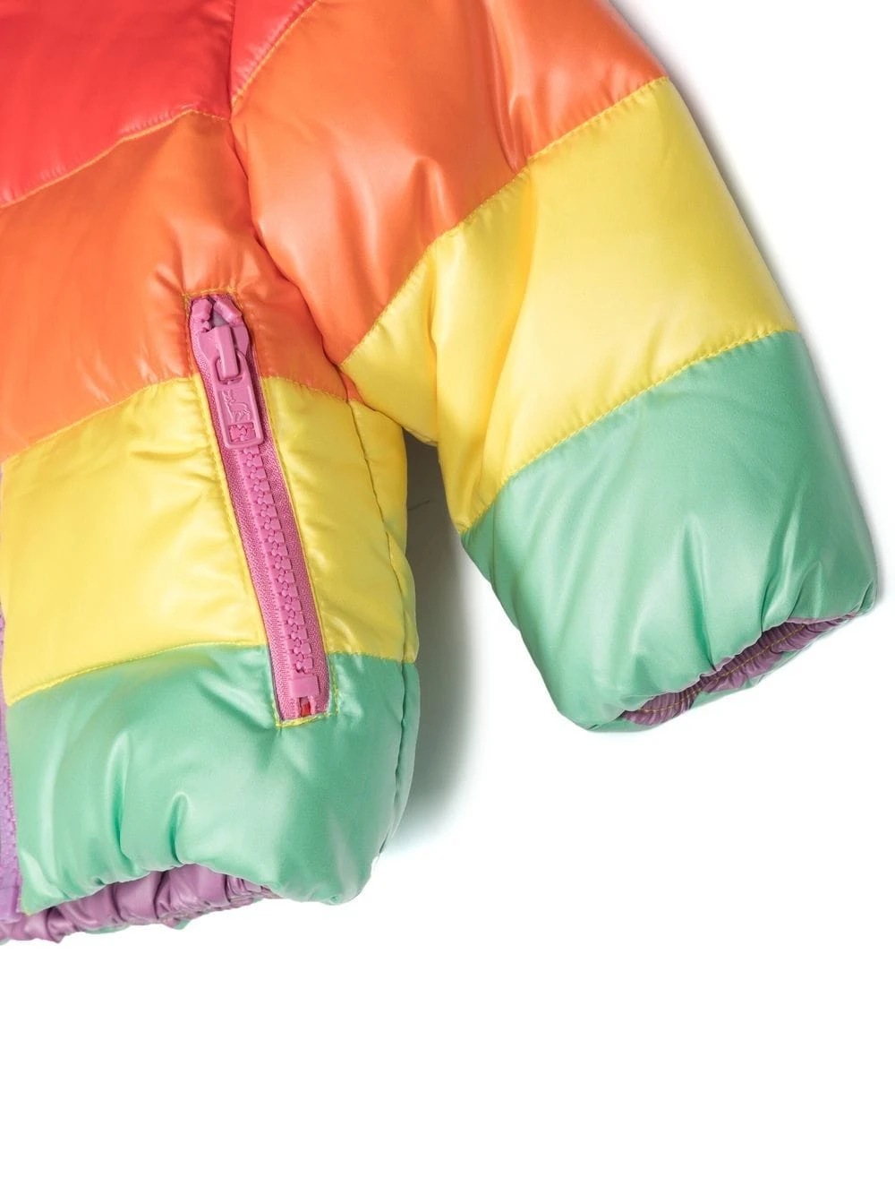 Børn Stella McCartney Kids Dynejakke Med Colourblocking Og Panel 3 Børn Stella McCartney Kids Dynejakke Med Colourblocking Og Panel - Image 3