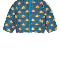 Børn Stella McCartney Kids Dynejakke Med Hætte Og Motiv