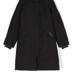 Børn Canada Goose Kids Brittania Parka Med Knapper