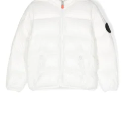 Børn Save The Duck Kids Dunjakke Med Logomærke Og Hætte