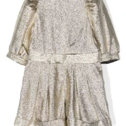 Stella shop 12 Børn Stella McCartney Kids Playsuit Med Lange ærmer Og Metallisk Effekt