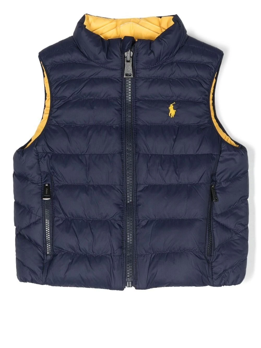Børn Ralph Lauren Kids Polstret Vest Med Lynlås 1 Børn Ralph Lauren Kids Polstret Vest Med Lynlås