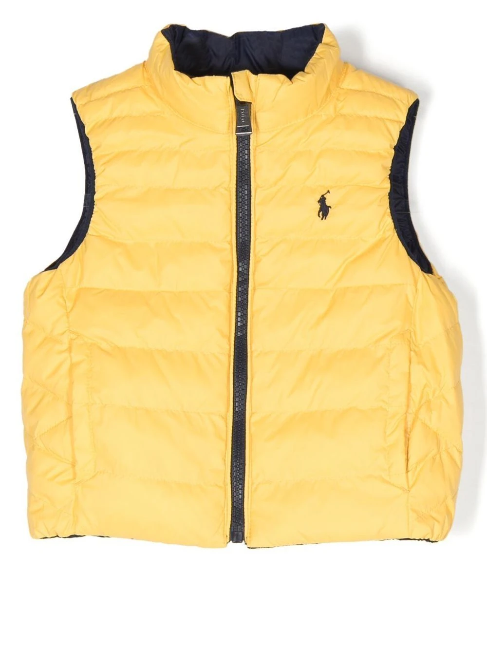 Børn Ralph Lauren Kids Polstret Vest Med Lynlås 4 Børn Ralph Lauren Kids Polstret Vest Med Lynlås - Image 4